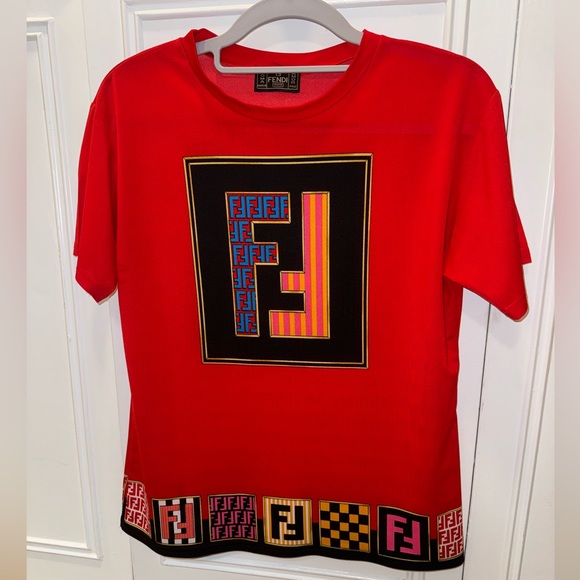 ⚡️Flash Sale- Fendi Logo Tee - Picture 2 of 14